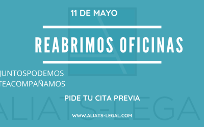 REANUDAMOS ACTIVIDAD EN NUESTRAS OFICINAS